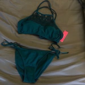 Target halter bikini